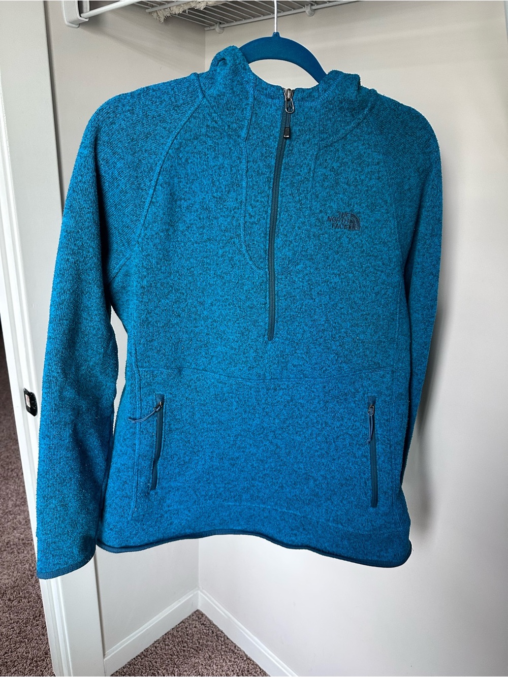 The North Face Women’s Half-Zip Fleece Pullover - Teal Blue